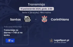 Santos - Corinthians gdzie oglądać?