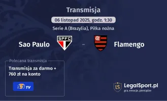 Sao Paulo - Flamengo gdzie oglądać? (06.11)