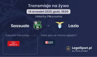 Sassuolo - Lazio gdzie oglądać?