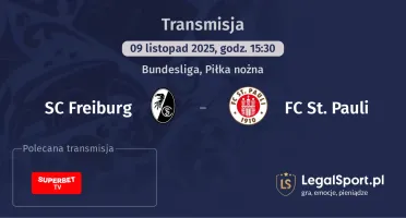 SC Freiburg - FC St. Pauli gdzie oglądać? (09.11)
