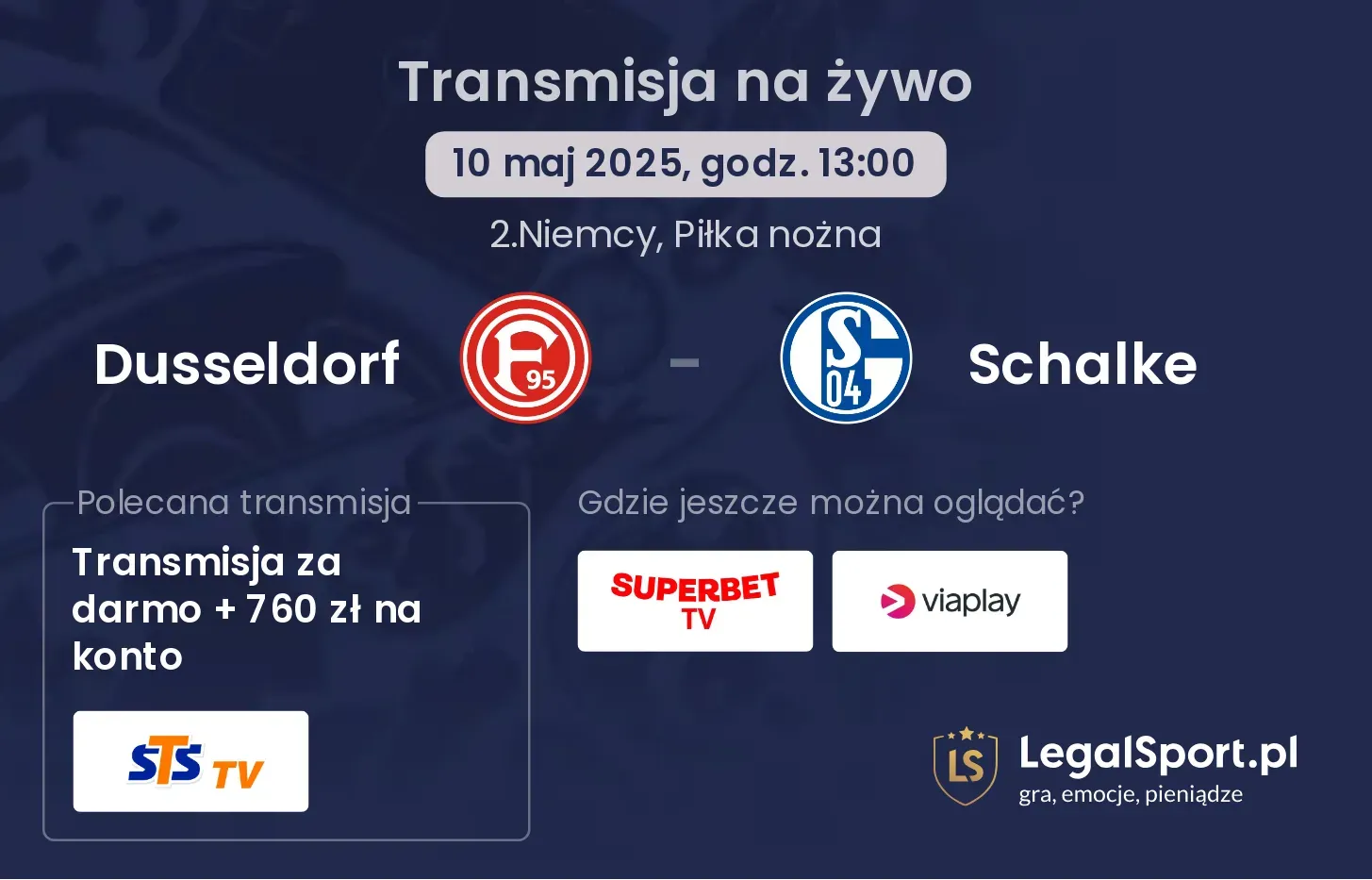 Dusseldorf - Schalke gdzie oglądać?