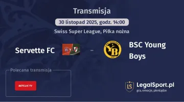 Servette FC - BSC Young Boys gdzie oglądać? (30.11)