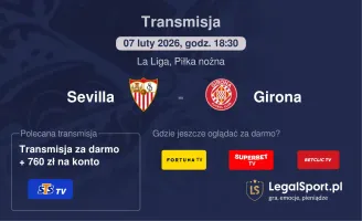 Sevilla - Girona gdzie oglądać? (07.02)