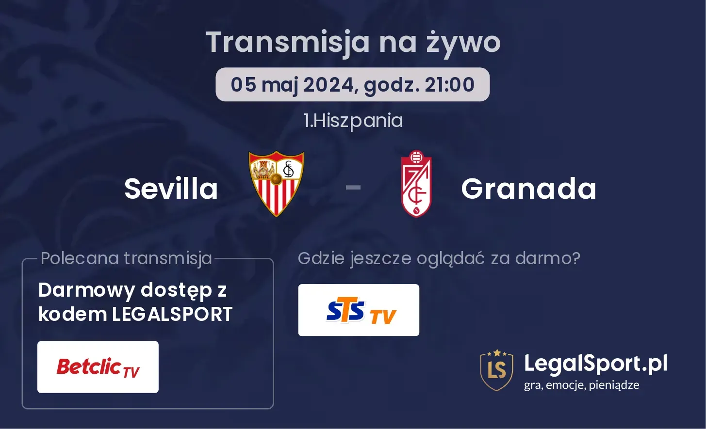 Sevilla - Granada transmisja na żywo
