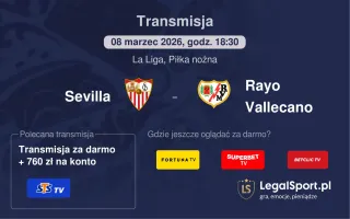 Sevilla - Rayo Vallecano gdzie oglądać? (08.03)