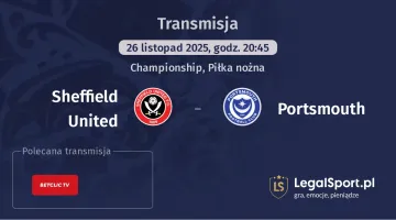 Sheffield United - Portsmouth gdzie oglądać? (26.11)