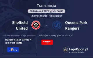 Sheffield United - Queens Park Rangers gdzie oglądać? (08.11)