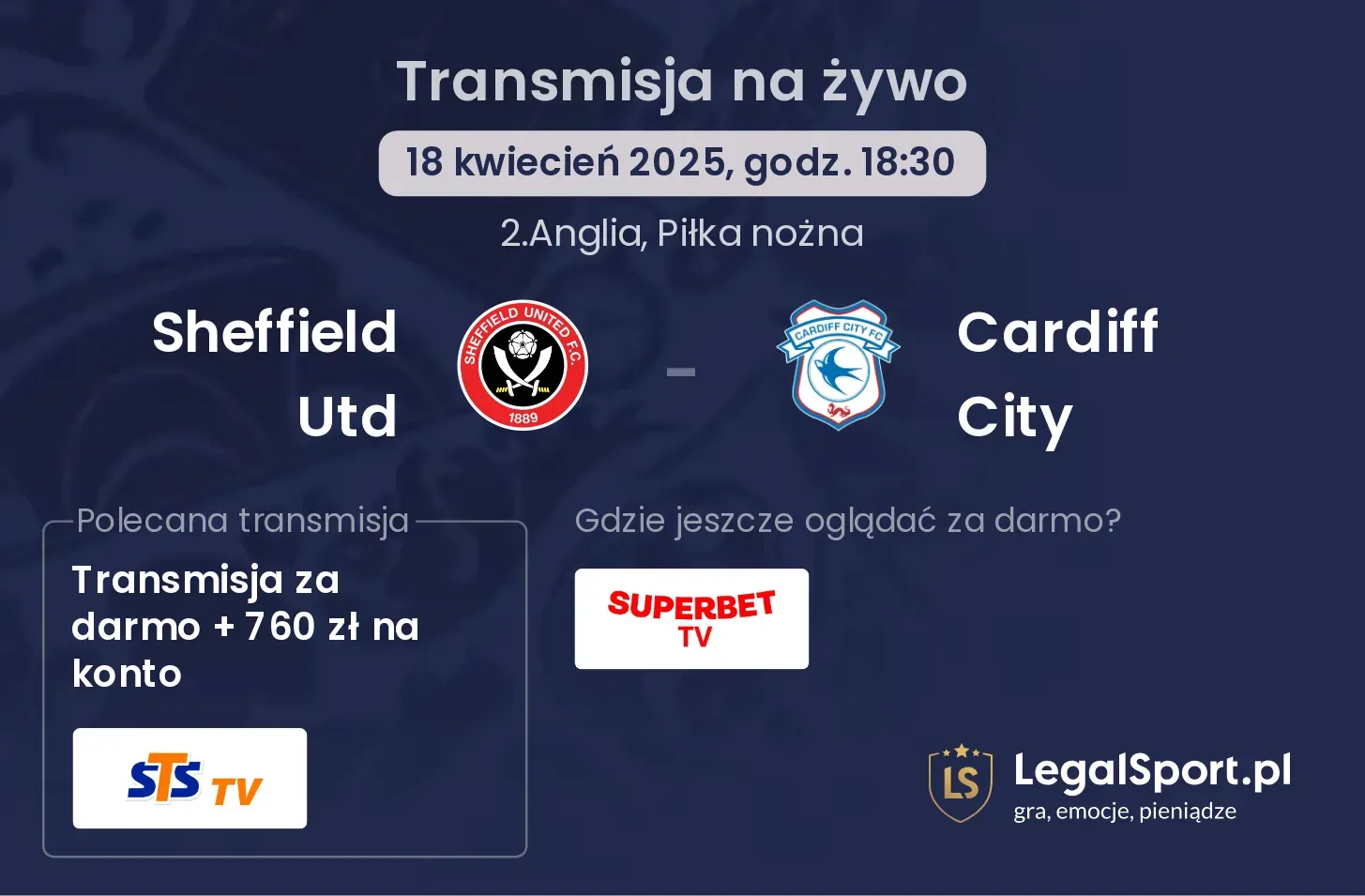 Sheffield Utd - Cardiff City gdzie oglądać?