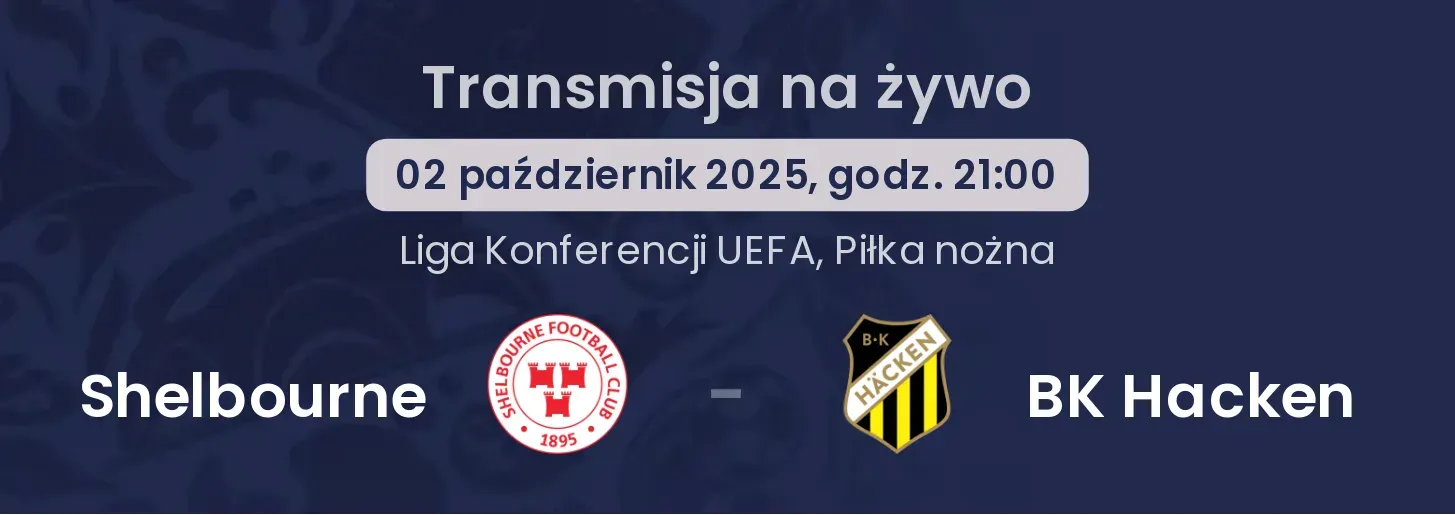 Shelbourne - BK Hacken transmisja na żywo