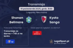 Shonan Bellmare - Kyoto Sanga gdzie oglądać?