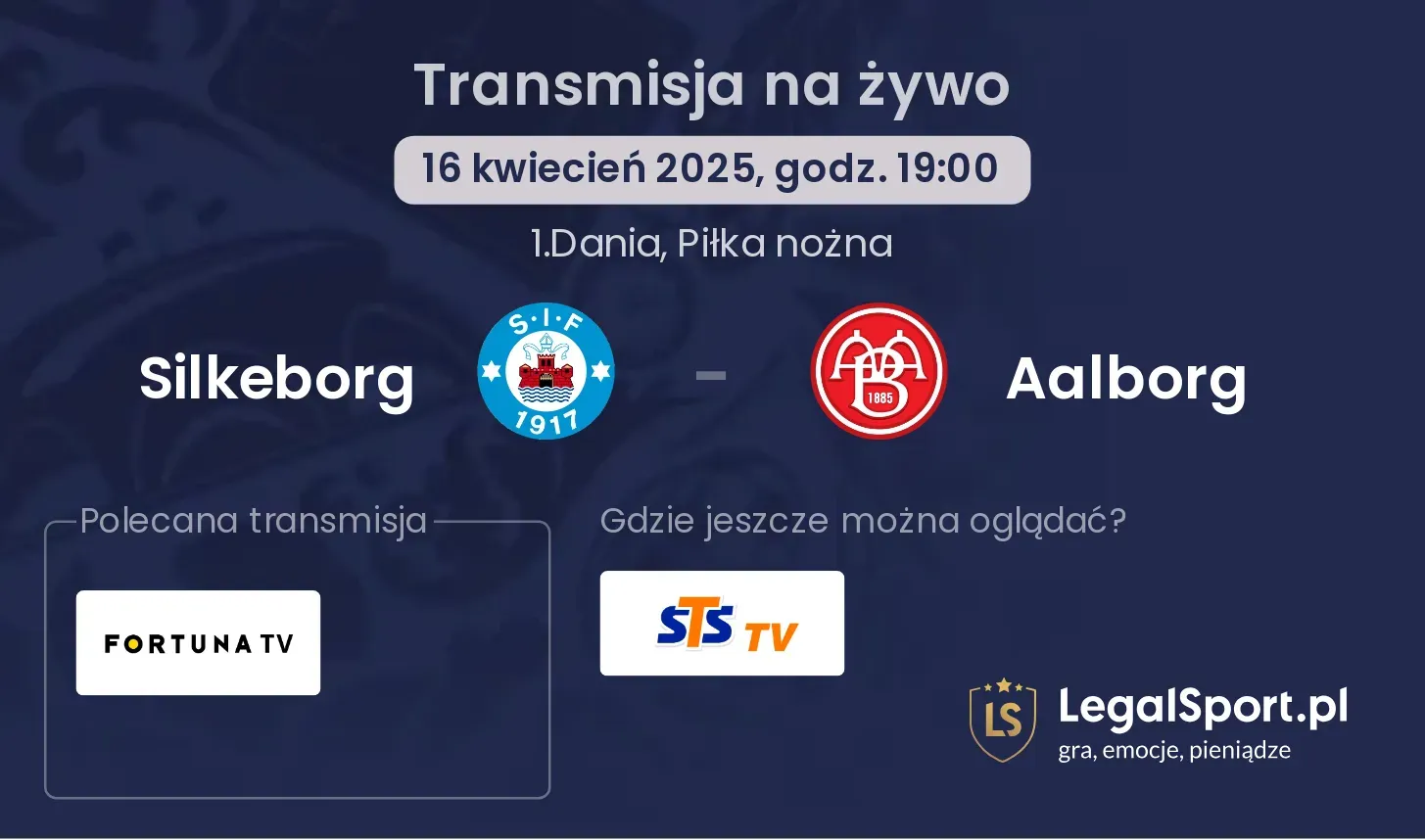 Silkeborg - Aalborg gdzie oglądać transmisję?