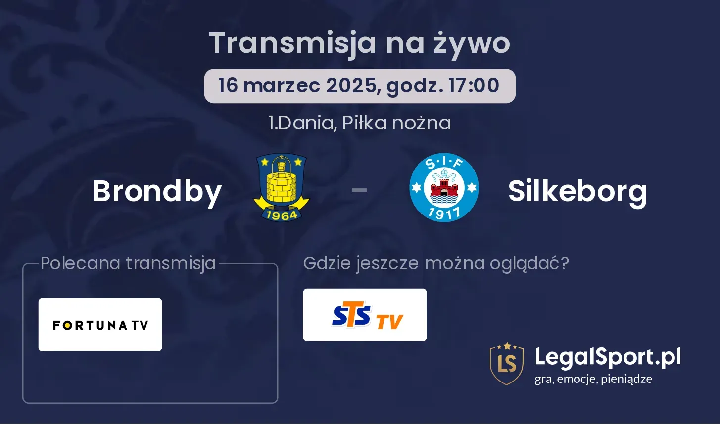 Brondby - Silkeborg gdzie oglądać?