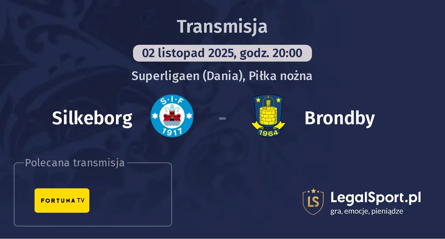 Silkeborg - Brondby Transmisje