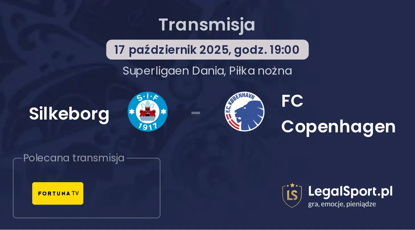 Silkeborg - FC Copenhagen Transmisje
