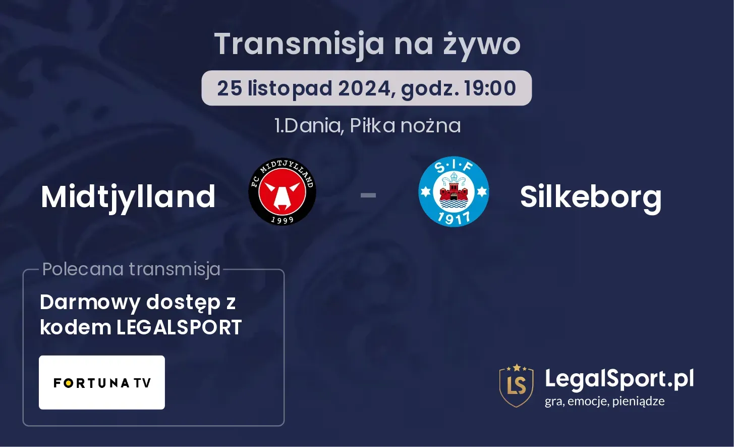 Midtjylland - Silkeborg gdzie oglądać?