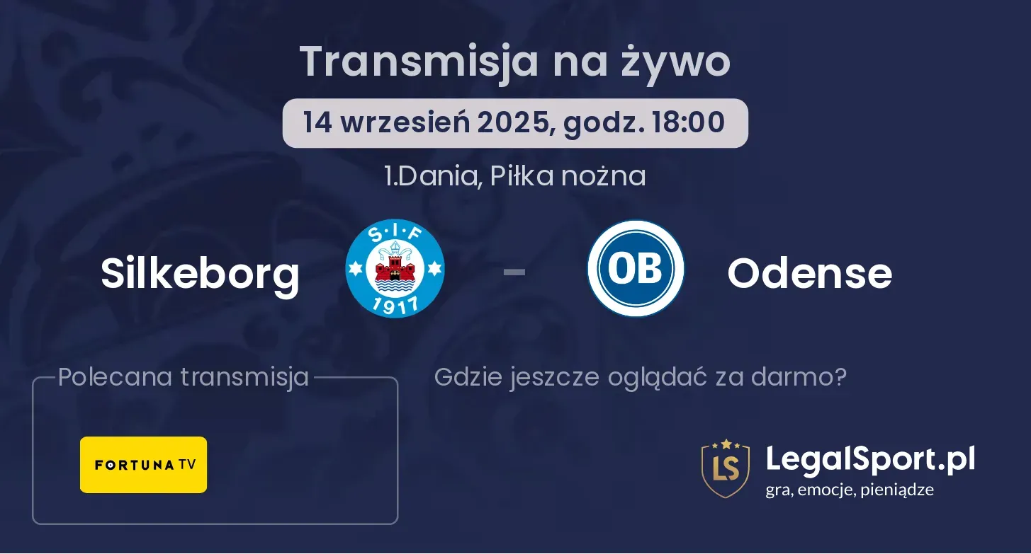 Silkeborg - Odense gdzie oglądać?