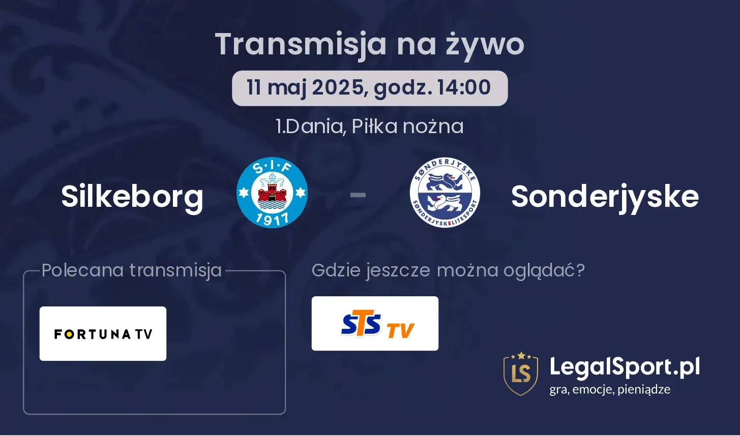 Silkeborg - Sonderjyske gdzie oglądać transmisję?