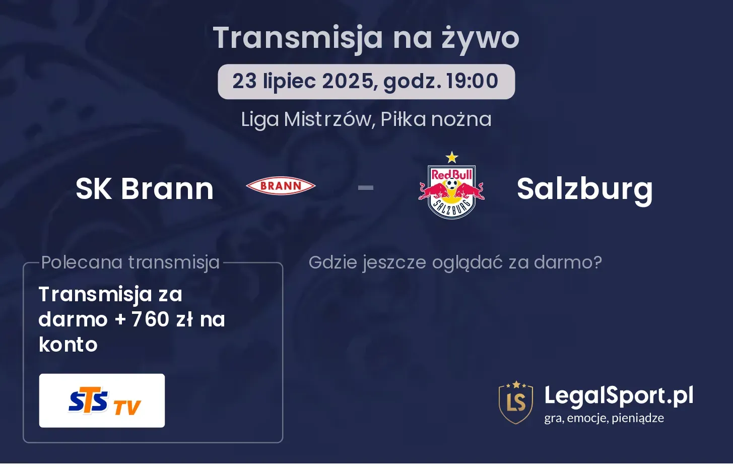 SK Brann - Salzburg transmisja na żywo