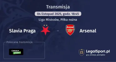 Slavia Praga - Arsenal gdzie oglądać? (04.11)