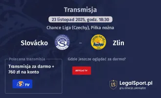 Slovácko - Zlin gdzie oglądać? (23.11)