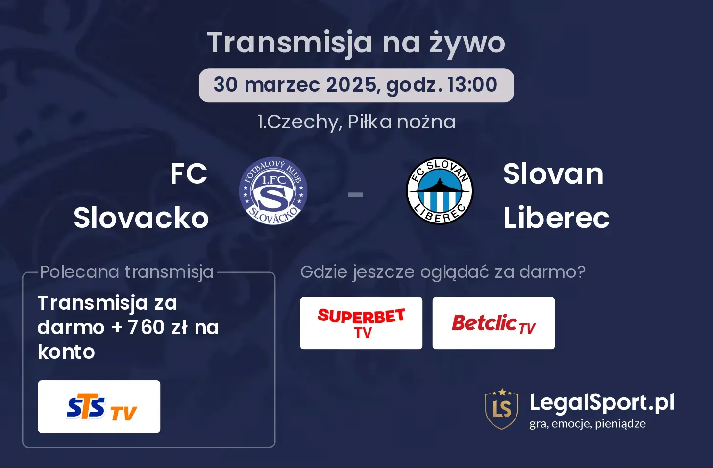 FC Slovacko - Slovan Liberec gdzie oglądać?