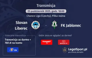 Slovan Liberec - FK Jablonec gdzie oglądać?