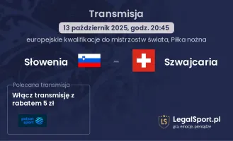 Słowenia - Szwajcaria gdzie oglądać?