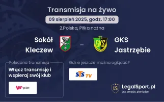 Sokół Kleczew - GKS Jastrzębie gdzie oglądać?