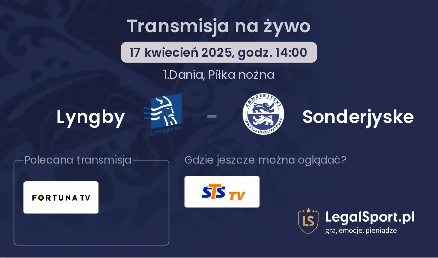 Lyngby - Sonderjyske gdzie oglądać?