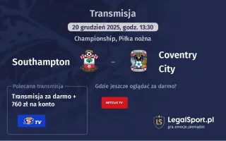 Southampton - Coventry City gdzie oglądać? (20.12)