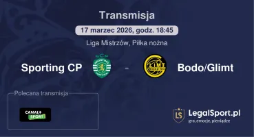 Sporting CP - Bodo/Glimt gdzie oglądać (17.03.2026)
