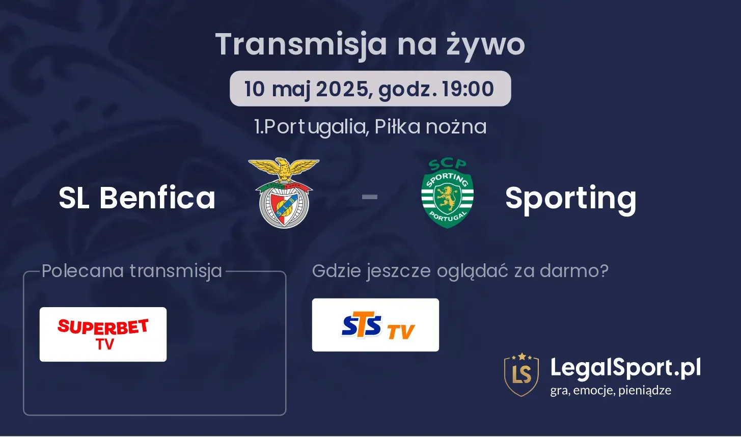 SL Benfica - Sporting gdzie oglądać?