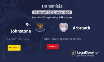St. Johnstone - Arbroath gdzie oglądać (03.01.2026)