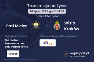 Stal Mielec - Wisła Kraków gdzie oglądać?