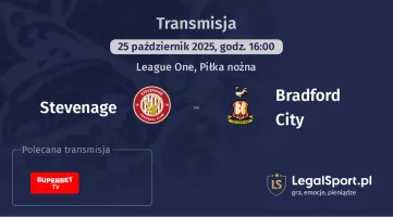 Stevenage - Bradford City gdzie oglądać?