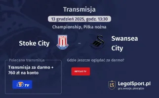 Stoke City - Swansea City gdzie oglądać? (13.12)