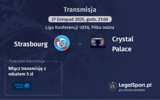 Strasbourg - Crystal Palace gdzie oglądać? (27.11)