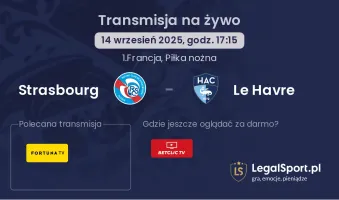 Strasbourg - Le Havre gdzie oglądać?