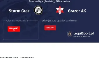 Sturm Graz - Grazer AK gdzie oglądać? (06.12)