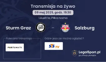 Sturm Graz - Salzburg gdzie oglądać?