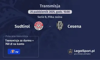 Sudtirol - Cesena gdzie oglądać?