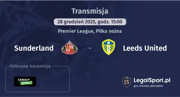 Sunderland - Leeds United gdzie oglądać (28.12.2025)