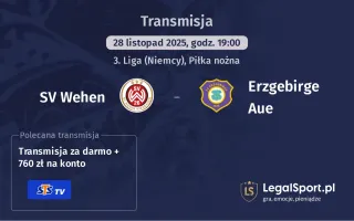 SV Wehen - Erzgebirge Aue gdzie oglądać? (28.11)