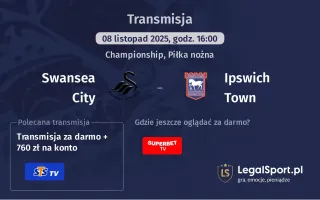 Swansea City - Ipswich Town gdzie oglądać? (08.11)
