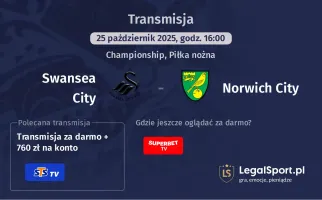 Swansea City - Norwich City gdzie oglądać?