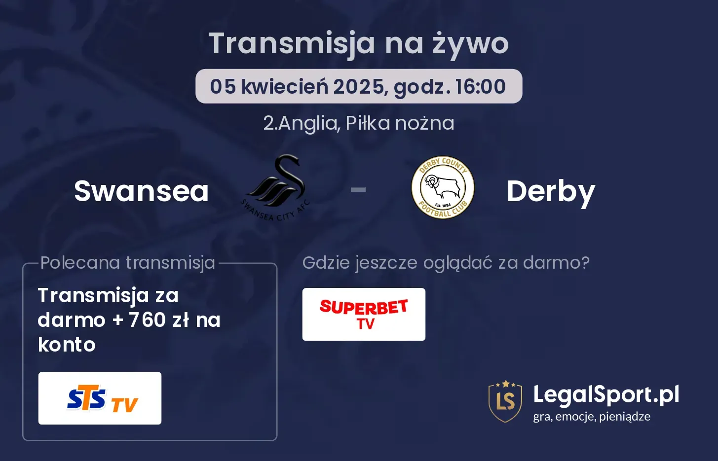 Swansea - Derby gdzie oglądać?