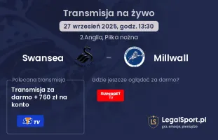 Swansea - Millwall gdzie oglądać?