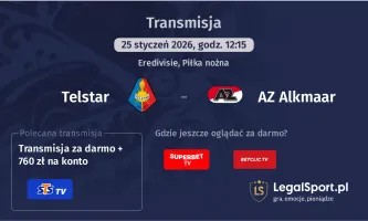 Telstar - AZ Alkmaar gdzie oglądać? (25.01)