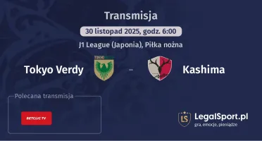 Tokyo Verdy - Kashima gdzie oglądać? (30.11)