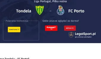 Tondela - FC Porto gdzie oglądać? (07.12)